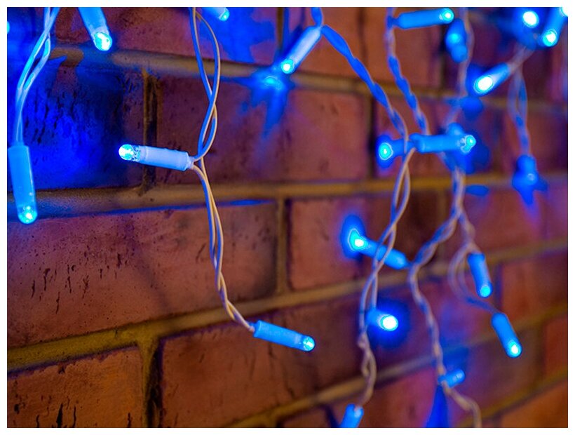 Гирлянда Neon-Night Айсикл 4.8x0.6m 176 LED Blue 255-136