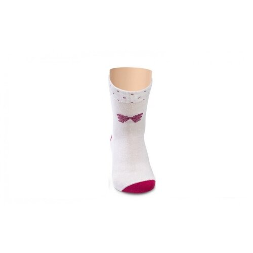 фото Носки для девочек lorenzline л77 "бантик", 90% хлопка, розовый, 6-8 (размер обуви 14-16)