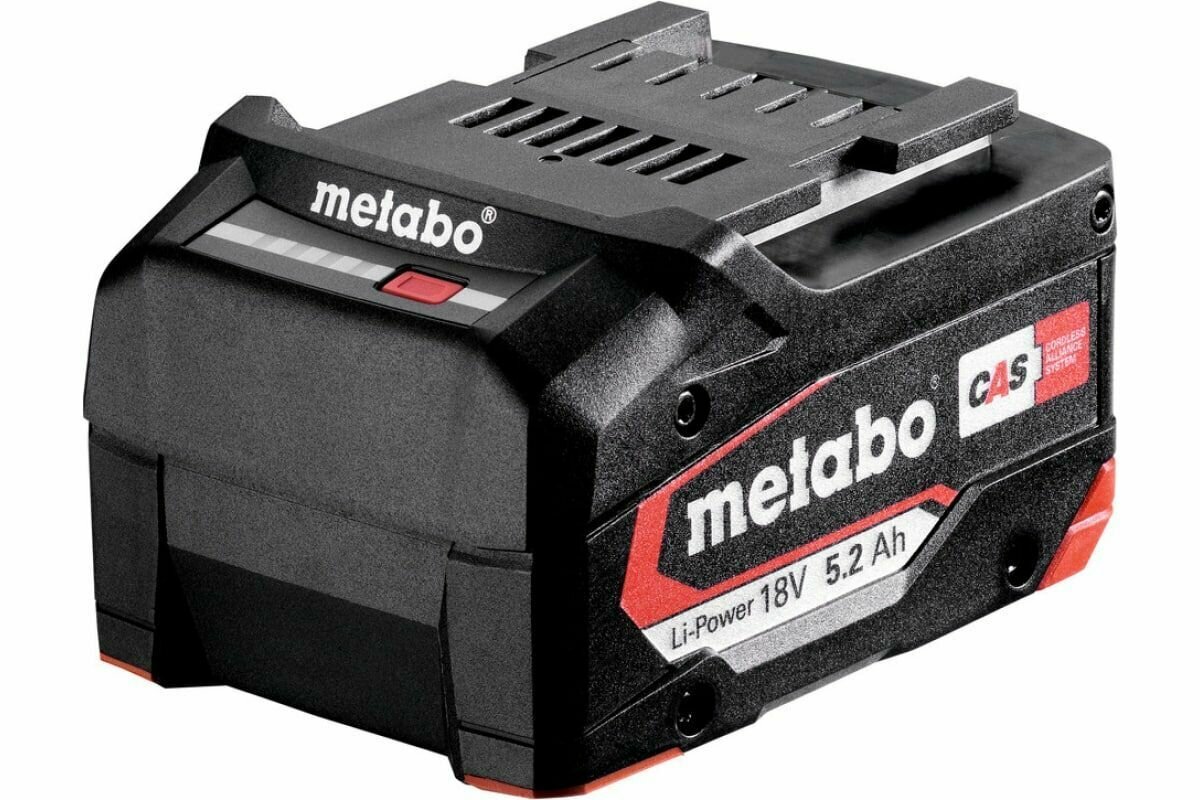 Аккумулятор Metabo 18 В, 5,2 АЧ . LI-POWER, 18 В, 5,2 АЧ METABO (625028000) без заводской упаковки .