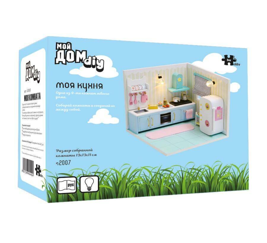 Румбокс Hobby Day Mini House Мой дом Моя кухня S2007 - фото №19