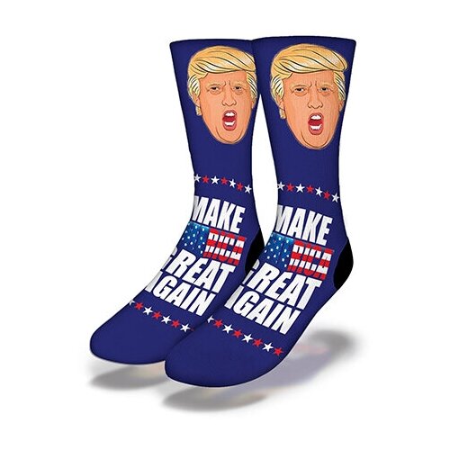 Носки Savvy Sox, размер junior, синий, мультиколор printio толстовка с полной запечаткой make america great again