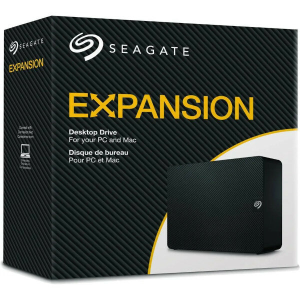 Внешний диск HDD SEAGATE Expansion , 10ТБ, черный - фото №13