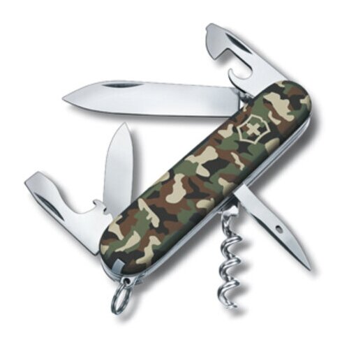 Нож Victorinox Spartan, 91 мм, 12 функций, камуфляжный нож victorinox spartan 91 мм 12 функций красный блистер