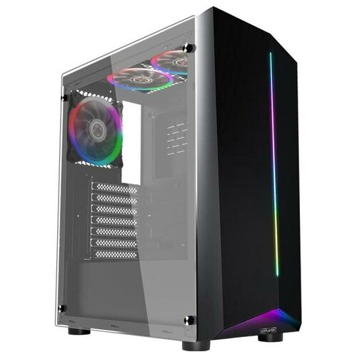 Корпус ATX 1stPlayer R6-A-1R1 Без БП чёрный