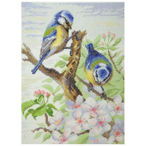 фото Набор для вышивания две синицы 22 х 30 см марья искусница 03.010.10