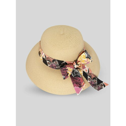 фото Шляпа danilova design, размер 7, бежевый