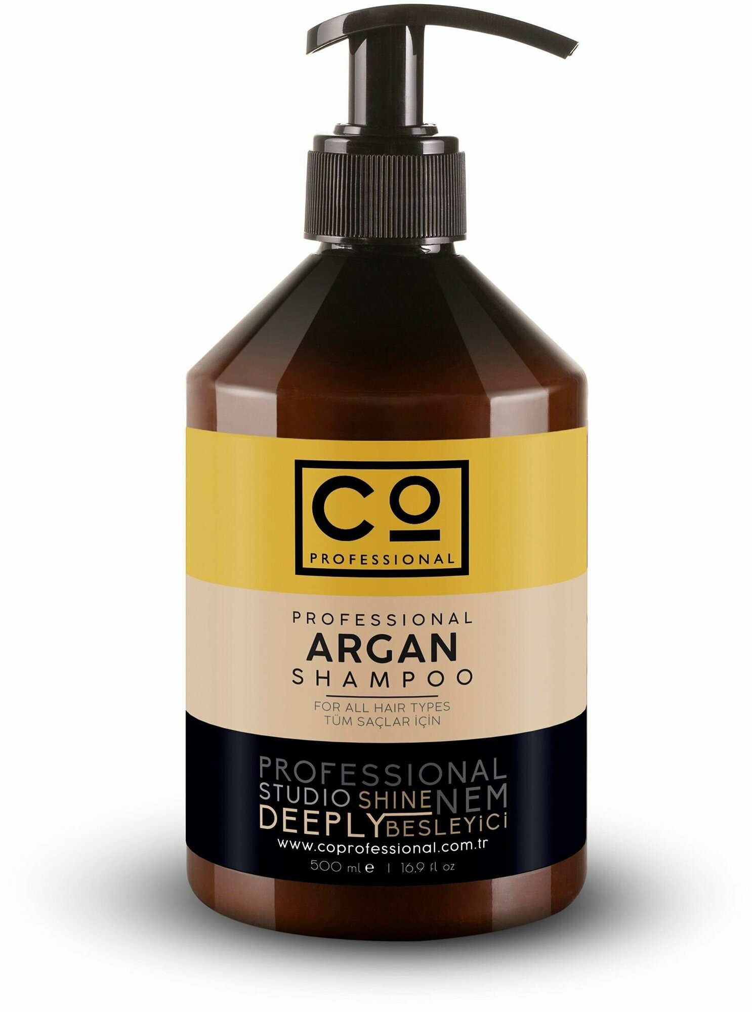 Шампунь с аргановым маслом CO PROFESSIONAL Argan Shampoo, 500 мл