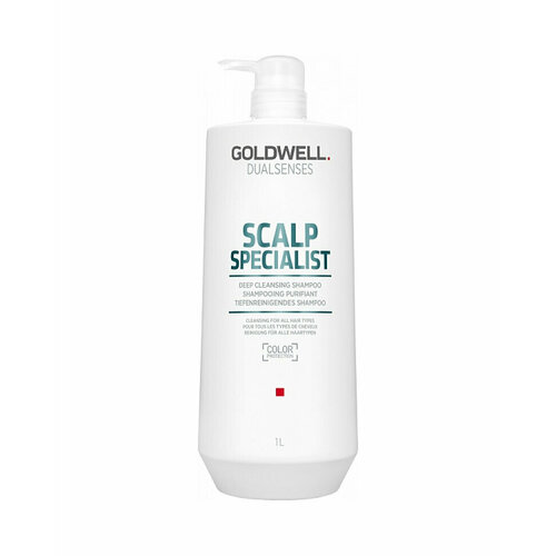 Goldwell Dualsenses Scalp Specialist Шампунь для глубокого очищения 1000 мл goldwell dualsenses scalp specialist deep cleansing shampoo шампунь глубокого очищения 1000 мл