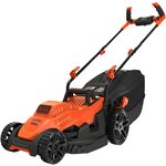 Электрическая газонокосилка BLACK+DECKER BEMW461BH, 1400 Вт, 34 см - изображение