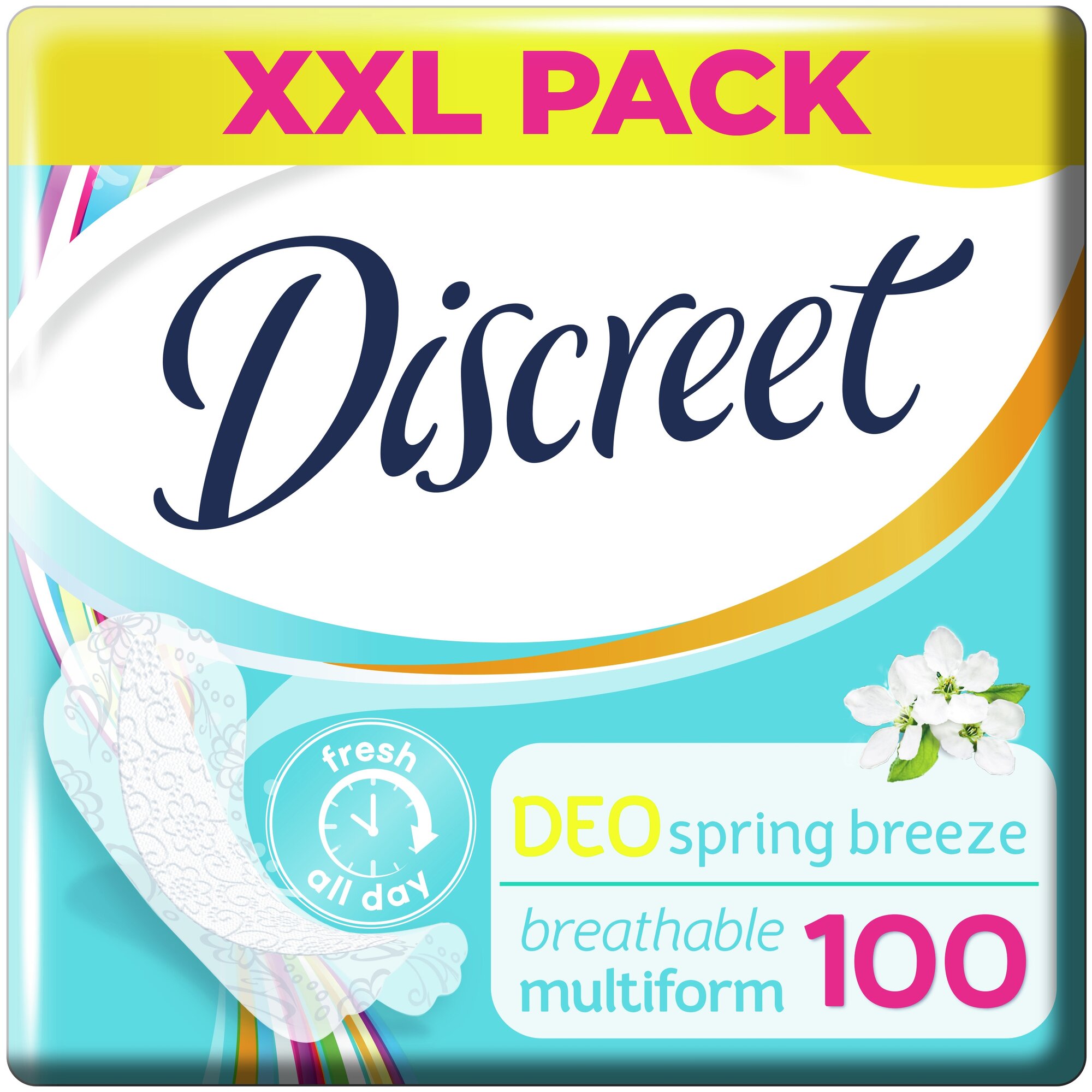 Олдейз / Alldays Ежедневные прокладки Discreet Deo Spring breeze 100 шт