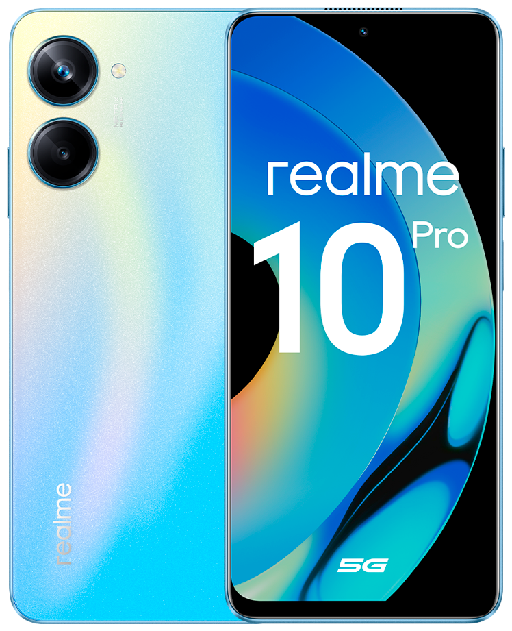 Смартфон realme 10 Pro 5G 8/256 ГБ RU, голубой