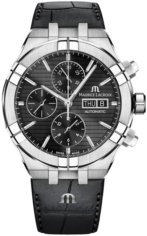 Наручные часы Maurice Lacroix AI6038-SS001-330-1, серебряный, черный