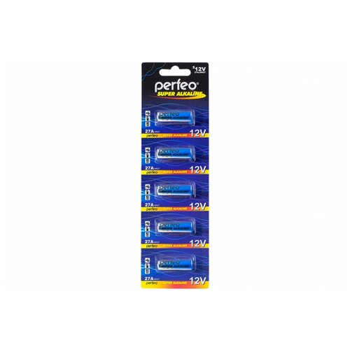 Батарейки Perfeo 27A/5BL Super Alkaline батарейки perfeo cr2450 5bl