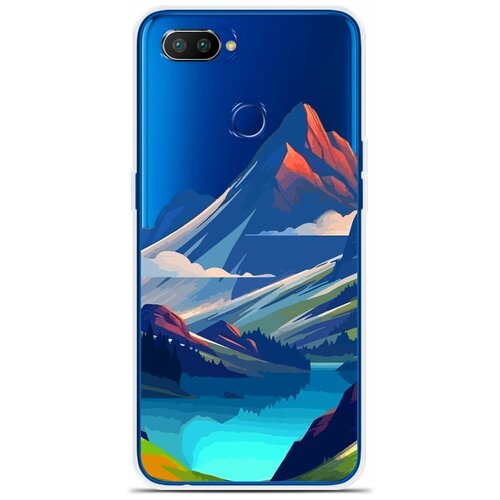 Силиконовый чехол на realme 2 Pro Горы 10 / для Реалми 2 Про