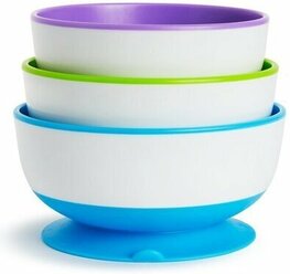 Комплект посуды Munchkin Stay Put Suction Bowls