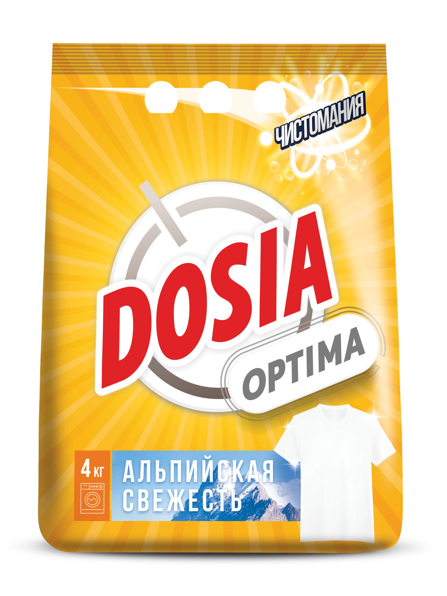 DOSIA OPTIMA Альпийская свежесть Средство моющее синтетическое порошкообразное 4 кг