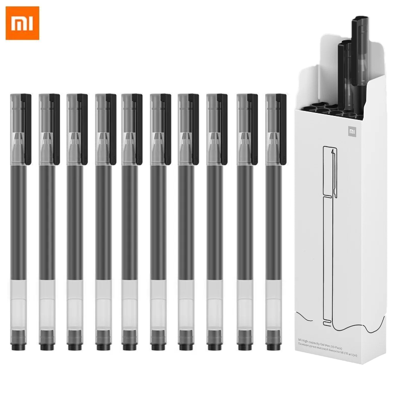 Набор гелевых ручек Xiaomi Mi Gel Pen (10 шт.) черный цвет чернил