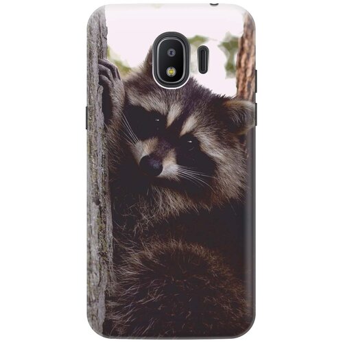 фото Cиликоновый чехол на samsung galaxy j2 (2018) / самсунг джей 2 2018 с принтом "енотик" gosso