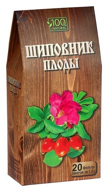 Чайный напиток фруктовый Фарм-продукт серия Алтай Шиповник плоды в пакетиках