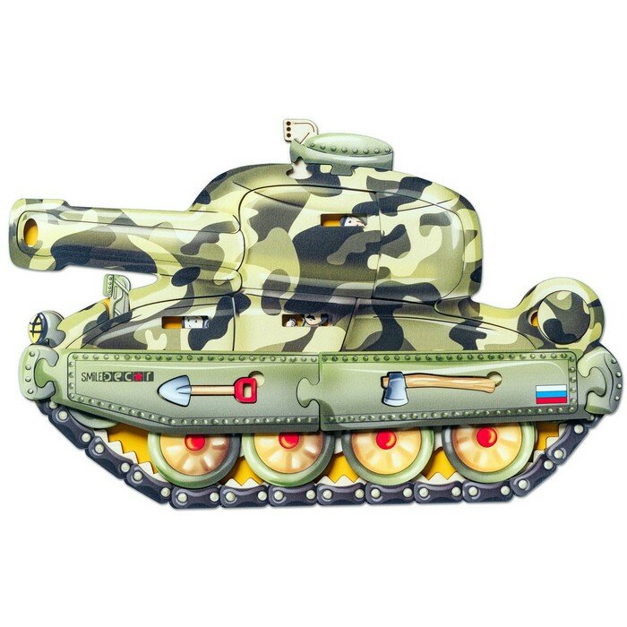 Пазл Боевой танк