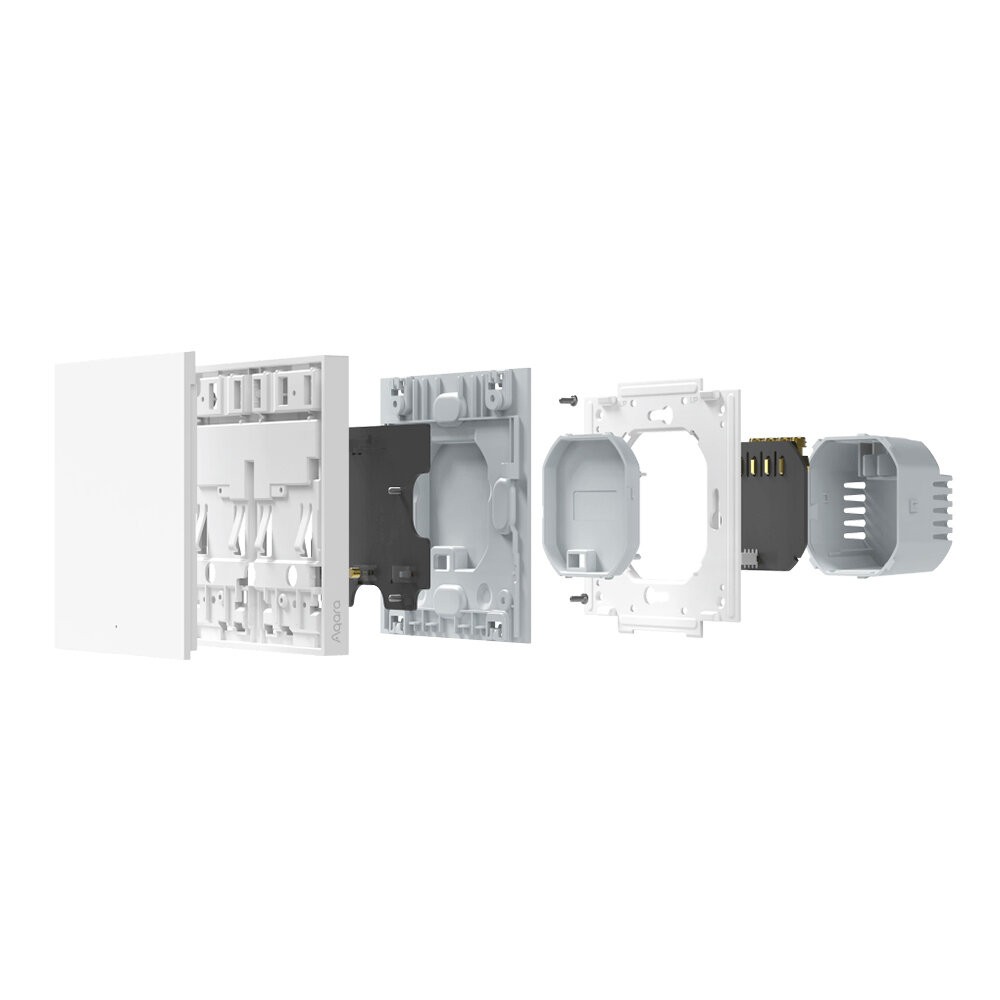 Умный выключатель одноклавишный AQARA Smart Wall Switch H1 [ws-euk01] - фото №14