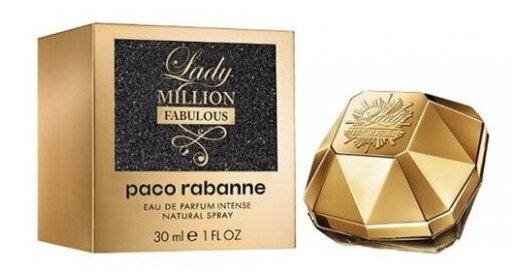 Женская парфюмерная вода Paco Rabanne LADY MILLION FABULOUS 30 мл