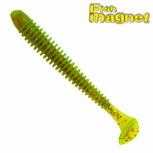 Силиконовая приманка мягкая съедобная Fish Magnet Choppy 2.5 63.5 мм 002 8 шт.