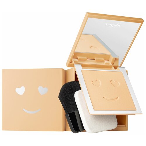 Benefit Пудра Hello Happy компактная Velvet Powder Foundation 5 Medium neutral warm