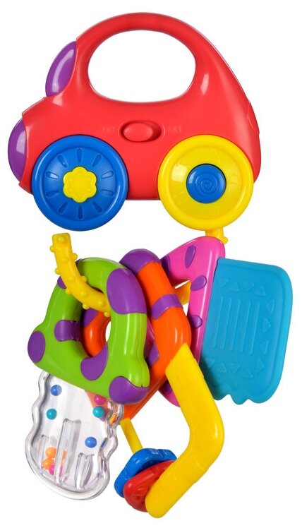 Игрушка Жирафики музыкальная Машинка с ключиками-прорезывателмя со светом - фото №2