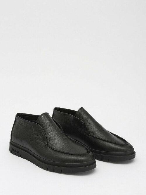 Ботинки Valser, зимние, натуральная кожа, натуральный велю, полнота 7, размер 43, черный