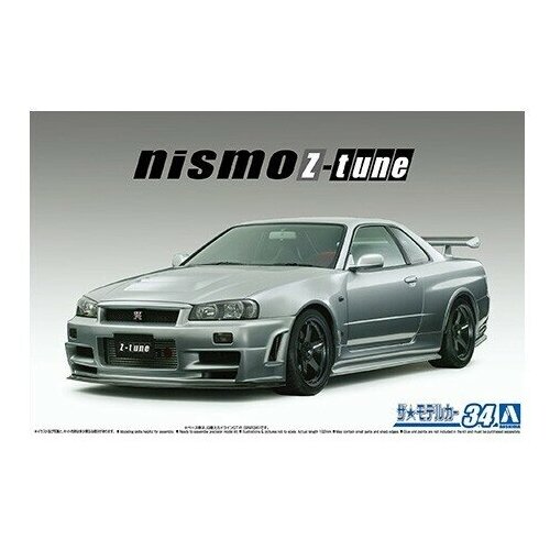 AOSHIMA 34s Сборная модель NISMO BNR34 SKYLINE GT-R Z-tune '04, 1/24