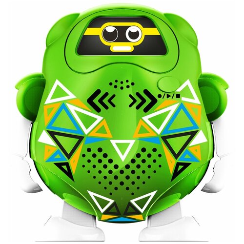 Робот Silverlit Talkibot, зеленый интерактивный робот макробот зеленый silverlit
