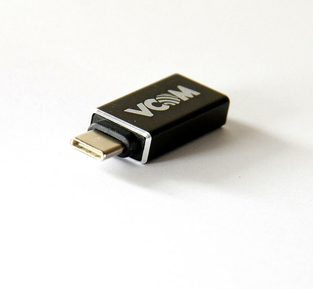 Разъем VCOM USB - USB Type-C (CA431M), черный - фотография № 4