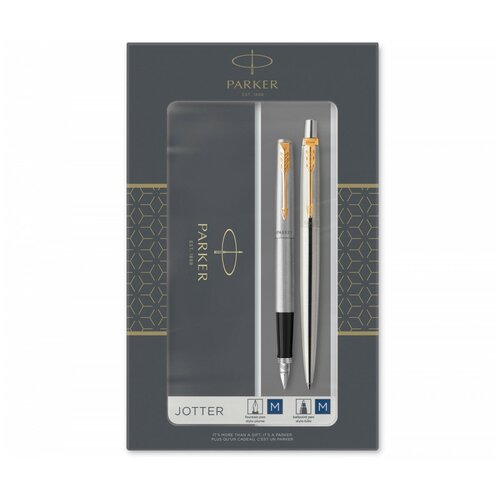 Набор ТероПром 4579333 parker Jotter Core FK691 Stainless Steel GT диаметр 1