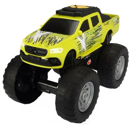 Монстр-трак Dickie Toys 3764013, 25.5 см, желтый машинка рейсинговый монстр трак ford raptor моторизированная 25 5 см свет звук dickie toys 3764012
