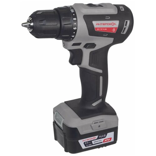 Дрель-шуруповерт аккумуляторная бесщеточная Интерскол ДА-10 18В Li-ion АПИ 7092270 740000₽