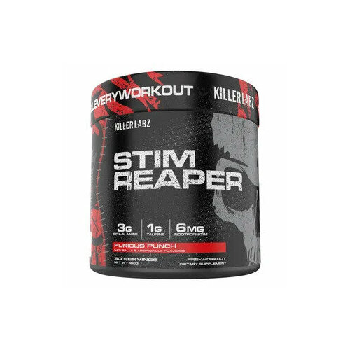 предтренировочный комплекс scitec nutrition hot blood no stim 375 арбуз Killer Labz Stim Reaper 180 г, Апельсин-Манго