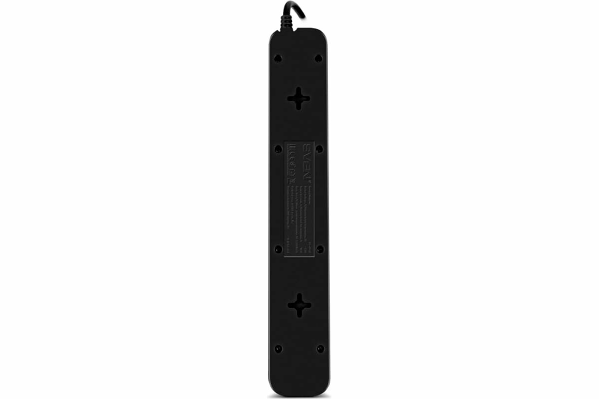 Фильтр SVEN SF-05LU 1,8 м (5 евро розеток,2*USB(2,4А)) черный, цветная коробка Sven SF-05LU (SV-018832) - фото №11