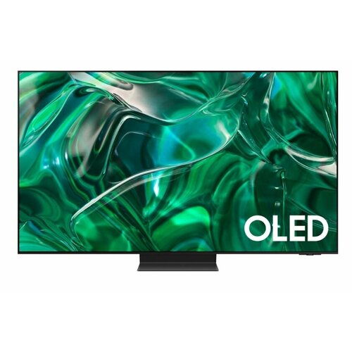 77 Телевизор Samsung QE77S95CAU 2023 HDR, OLED, черный титан 65 телевизор samsung qe65s95cau 2023 oled черный титан