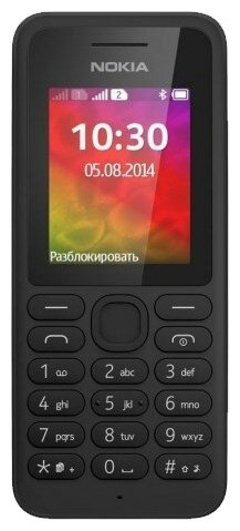 Сотовый телефон Nokia 130 Dual sim черный