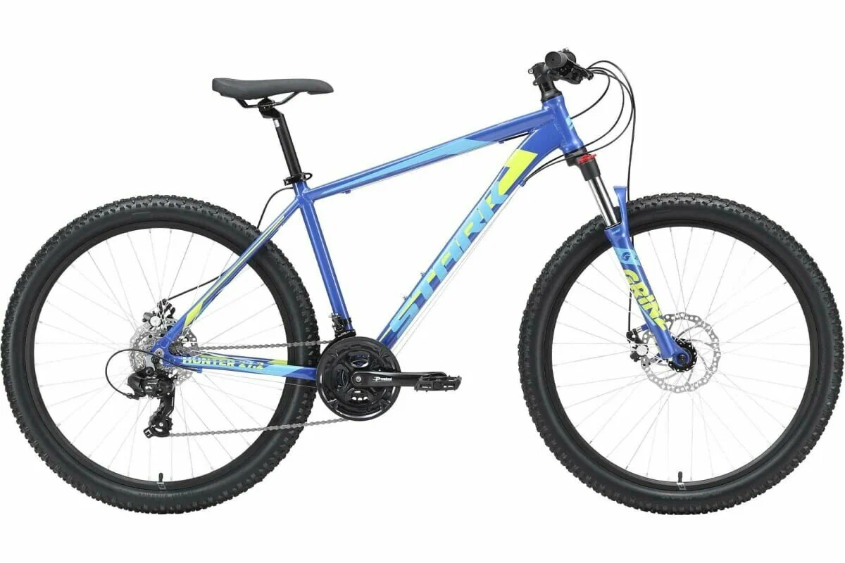 Горный (MTB) велосипед STARK Hunter 27.2 D насыщенный синий/голубой металлик 18" HQ-0009928