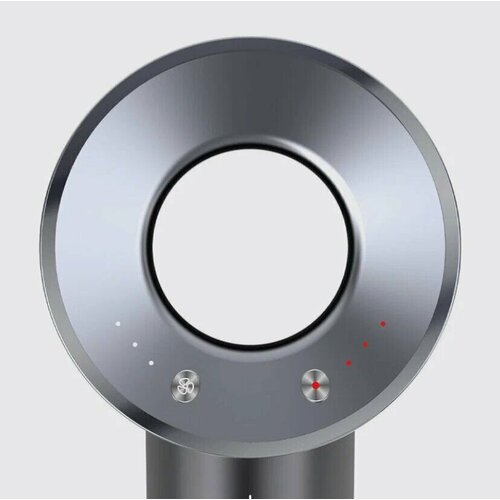 Фен для волос профессиональный/ Супер фен для укладки волос/ Фен стайлер 5 в 1/ Premium/ 5насадок/Cерый