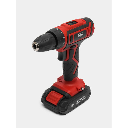 Аккумуляторная дрель шуруповерт ELITECHДА 202СЛ 20В2акк17Ач Li-ion БЗП-10мм30Нм кейс 14970₽