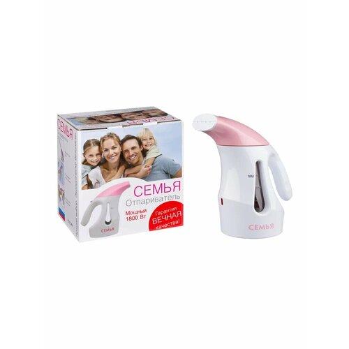 Оргинал Ручной отпариватель Отпариватель Семья 1800 1800Вт 80гмин сетевого шнура 2 метра белый 2646₽