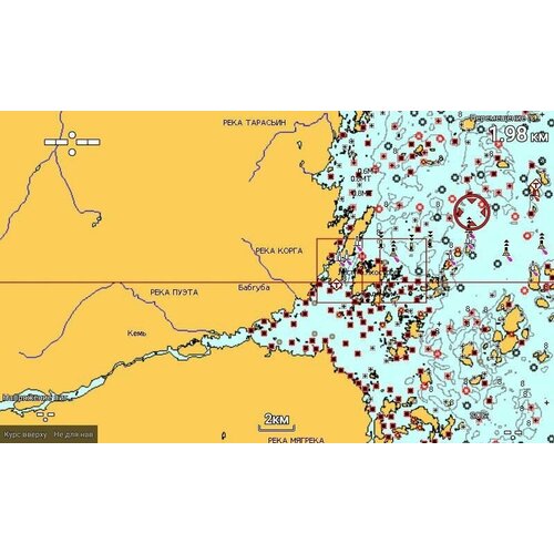 Картография Navionics 52XG EU652L для картплоттеров Lowrance, Raymarine