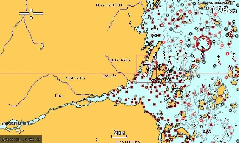 Картография Navionics 52XG EU652L для картплоттеров Lowrance, Raymarine