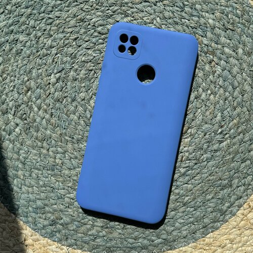 накладка силиконовая silicone cover для xiaomi redmi 9c xiaomi redmi 10a белая Чехол Xiaomi Redmi 9c сиреневый Silicone Cover