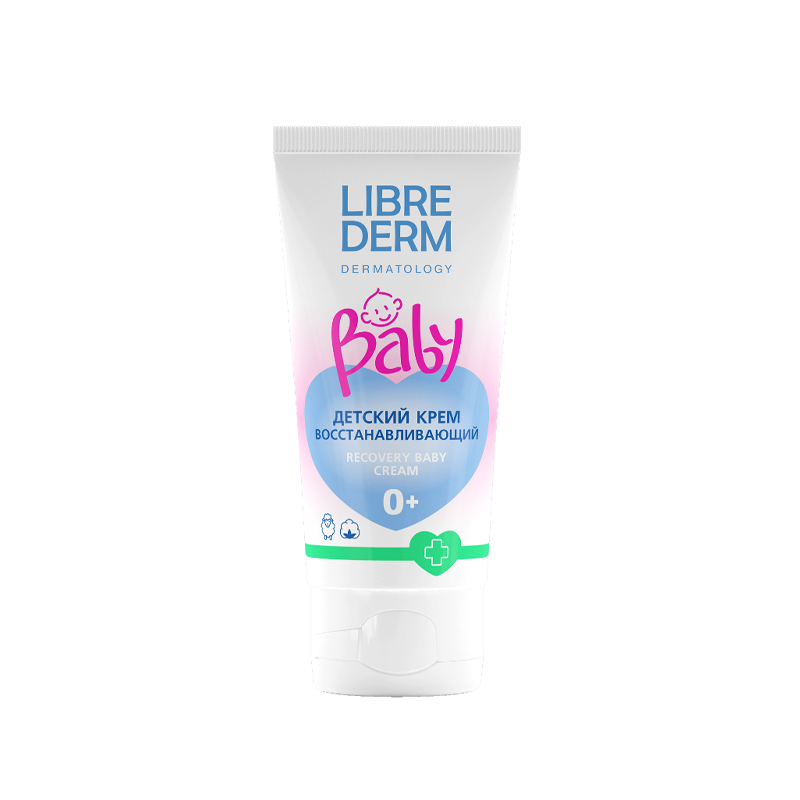 Крем восстанавливающий с ланолином и экстрактом хлопка Librederm Baby Recovery Baby Cream 50 мл