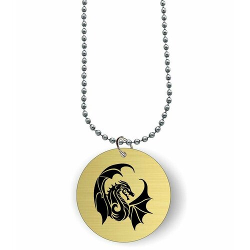 Подвеска GOODbrelok, серебристый, золотистый