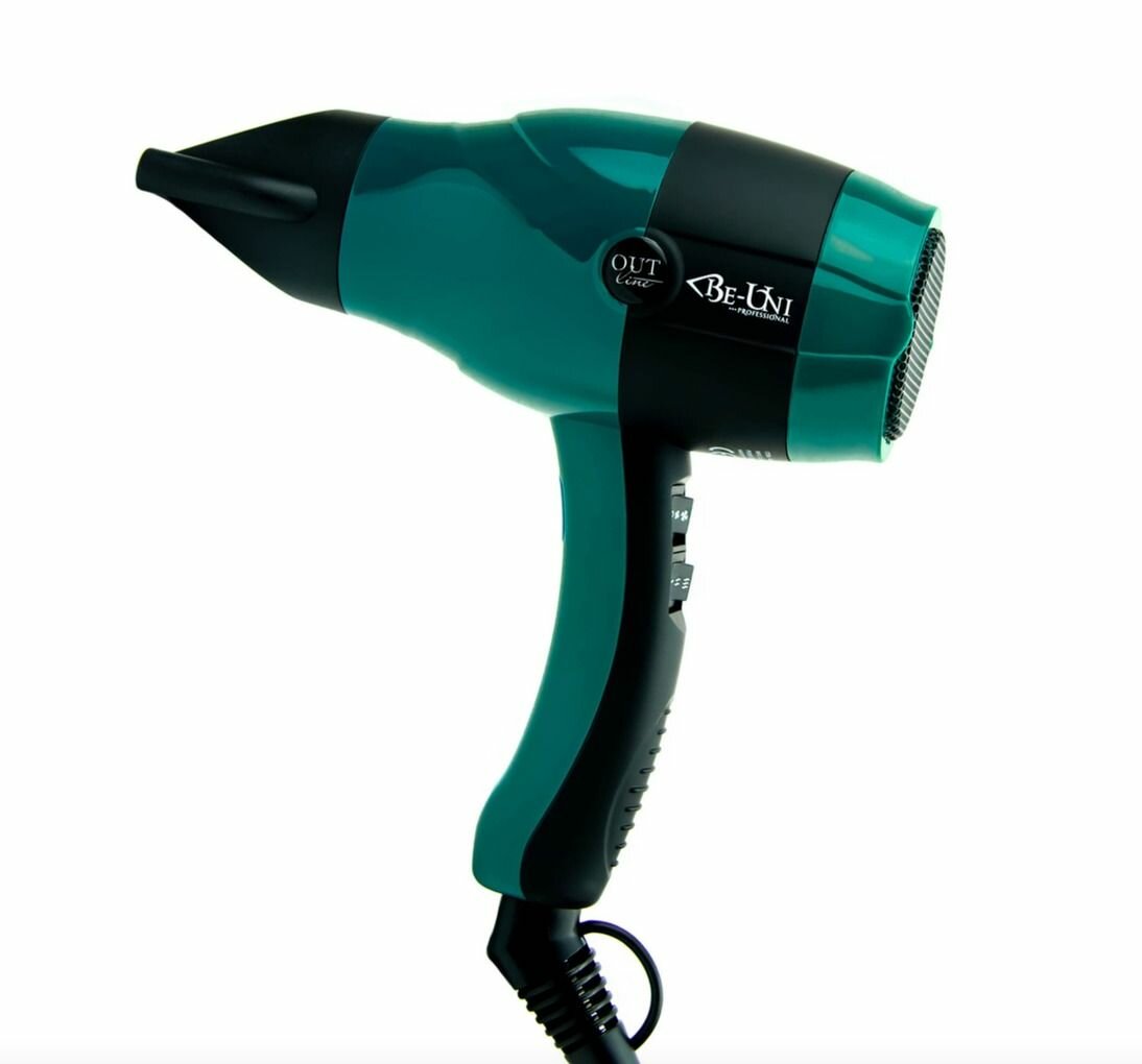 Фен Be-Uni OUT Line, ручка Soft Touch 2200W (1 нас), зеленый